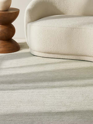 Natalie Handloom Banana Silk Rug - Grey