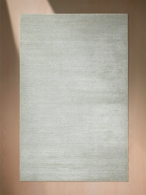 Natalie Handloom Banana Silk Rug - Grey