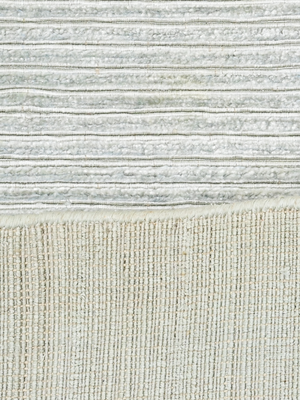 Natalie Handloom Banana Silk Rug - Grey