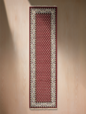 Nazm Hand-knotted Wool Persian Rug - Red