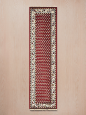 Nazm Hand-knotted Wool Persian Rug - Red