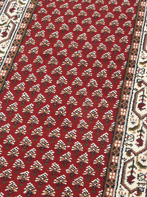 Nazm Hand-knotted Wool Persian Rug - Red