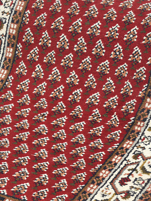 Nazm Hand-knotted Wool Persian Rug - Red