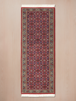 Vaari Hand-knotted Wool Persian Rug - Red