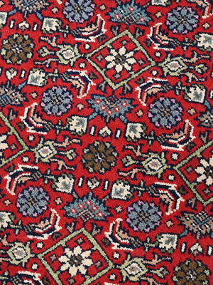 Vaari Hand-knotted Wool Persian Rug - Red
