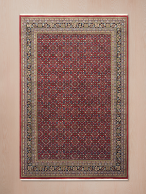 Vaari Hand-knotted Wool Persian Rug - Red