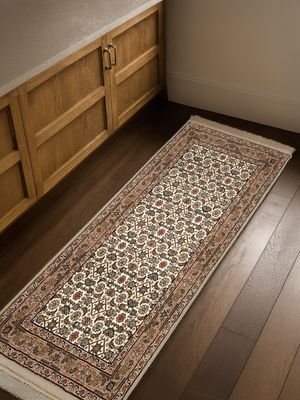 Zaya Hand-knotted Wool Persian Rug - Beige