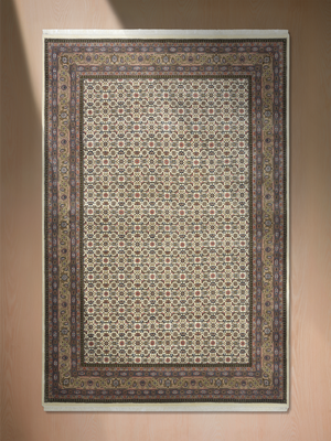 Zaya Hand-knotted Wool Persian Rug - Beige