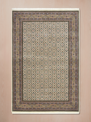 Zaya Hand-knotted Wool Persian Rug - Beige