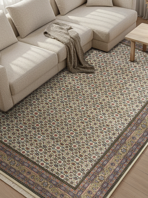 Zaya Hand-knotted Wool Persian Rug - Beige