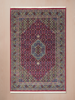 Bianca Hand-knotted Wool Persian Rug - Red