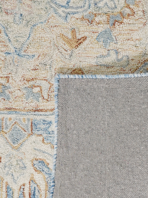 Amani Hand-tufted Wool Persian Rug - Blue