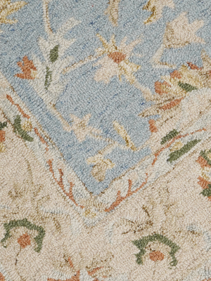 Amani Hand-tufted Wool Persian Rug - Blue