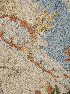 Amani Hand-tufted Wool Persian Rug - Blue