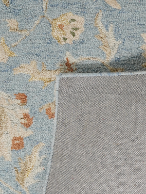 Amani Hand-tufted Wool Persian Rug - Blue