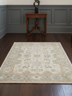 Samira Hand-tufted Wool Persian Rug - Off-White
