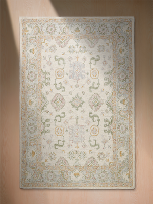 Samira Hand-tufted Wool Persian Rug - Off-White