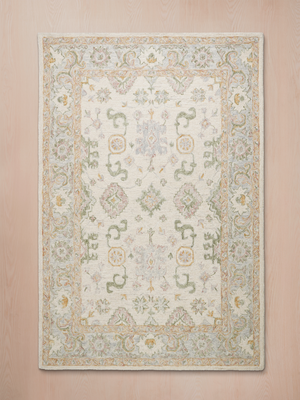 Samira Hand-tufted Wool Persian Rug - Off-White