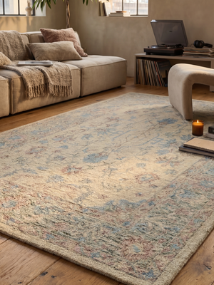 Laleh Hand-tufted Wool Persian Rug - Off-White