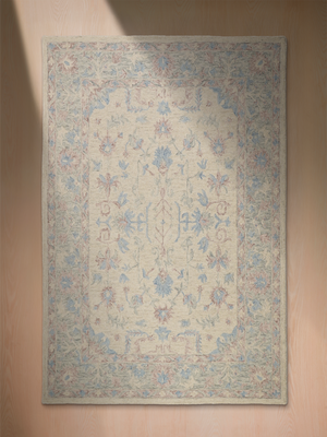 Laleh Hand-tufted Wool Persian Rug - Off-White