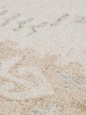 Parisa Persian Hand-tufted Wool Floral Rug - Off White