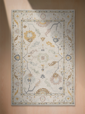 Amirah Hand-tufted Wool Persian Rug - Off-White