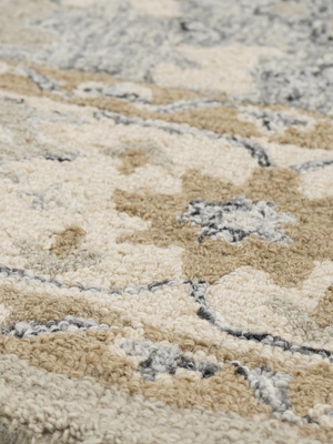 Raihaan Hand-tufted Wool Persian Rug - Grey