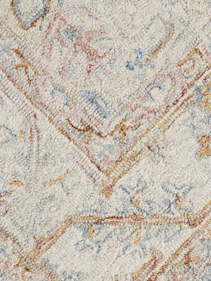 Riwaq Hand-tufted Wool Persian Rug - Blue
