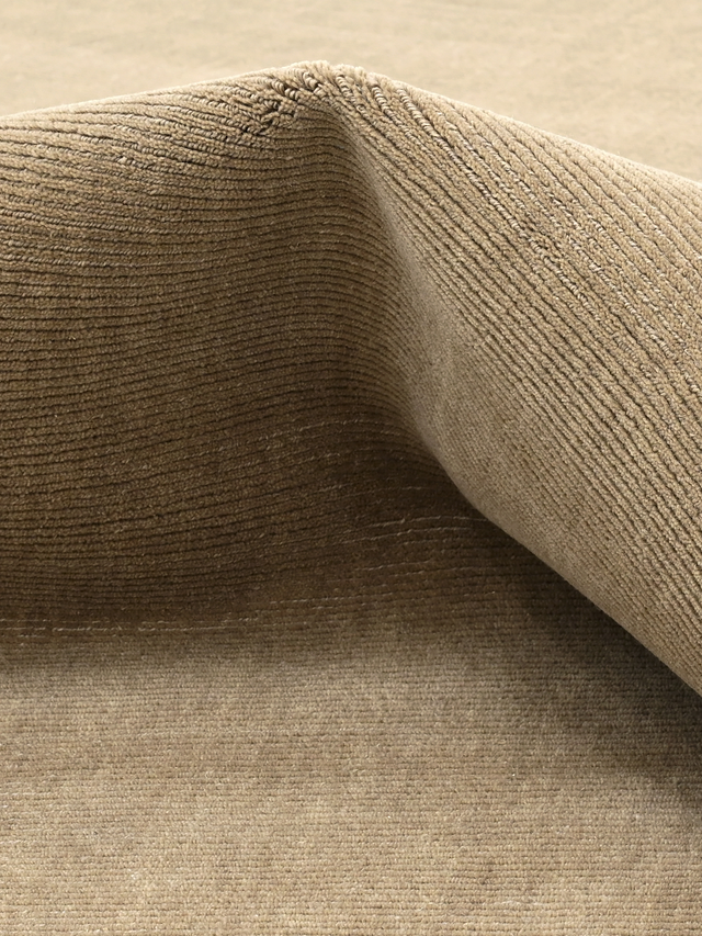 Rumi Brown Handloom Wool Rug