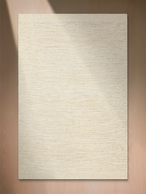 Mahira Hand-woven Wool Rug - Beige