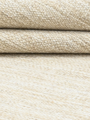 Mahira Hand-woven Wool Rug - Beige