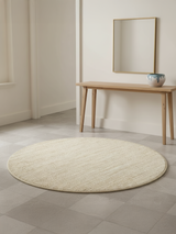 Mahira Hand-woven Round Wool Rug
