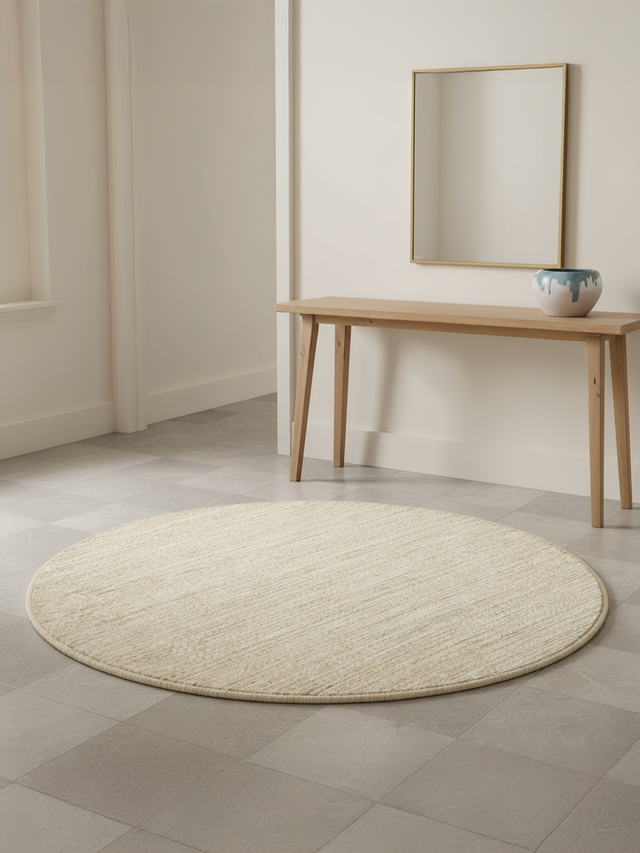 Mahira Round Hand-woven Round Wool Rug