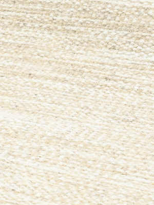 Mahira Hand-woven Round Wool Floral Rug - Beige