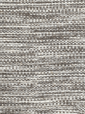 Haroon Hand-woven Round Wool Rug - Grey