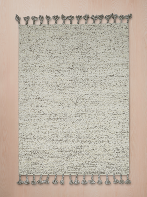 Kamil Hand-woven Bouclé Rug - Grey