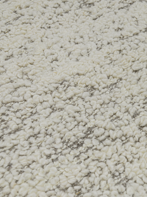 Kamil Hand-woven Bouclé Rug - Grey