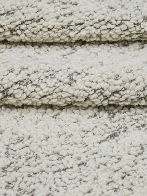 Kamil Hand-woven Bouclé Rug - Grey