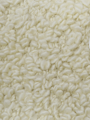 Narin Hand-woven Bouclé Floral Rug - Off-White