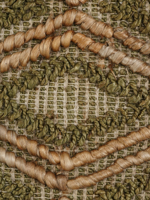 Rafiq Hand-woven Jute Geometric Rug - Natural