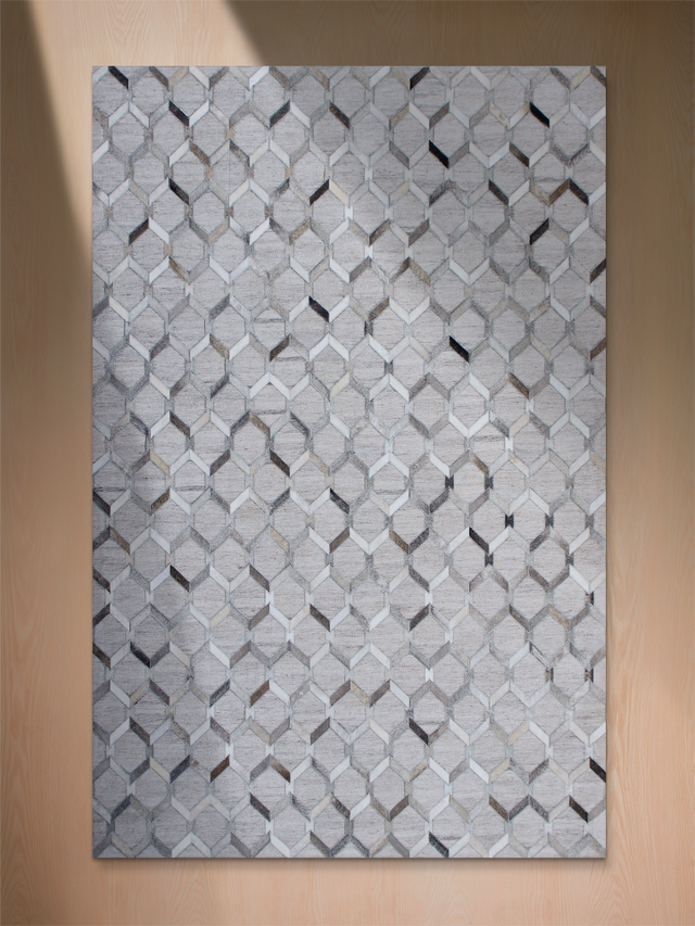 Rehaan Hide & Wool Rug