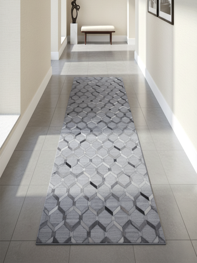 Rehaan Hide & Wool Rug