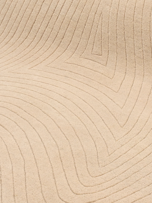 Rowle Hand-tufted Wool Rug - Beige