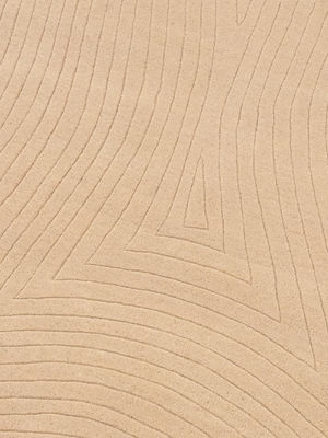 Rowle Hand-tufted Wool Rug - Beige