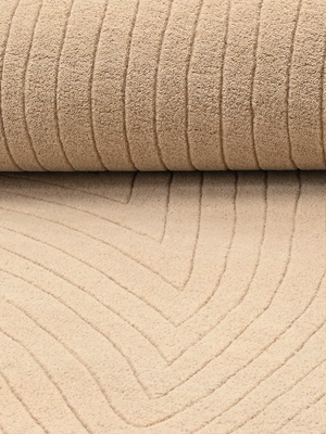 Rowle Hand-tufted Wool Rug - Beige