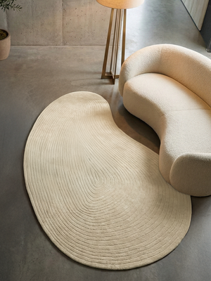 Keen Hand-tufted Wool Rug - Beige