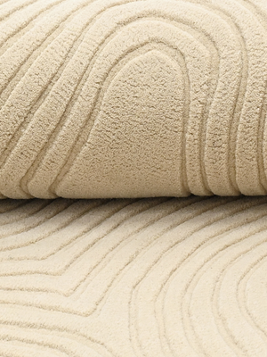 Victoria Hand-tufted Wool Rug - Beige