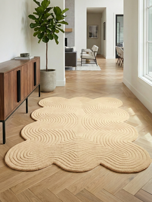 Victoria Hand-tufted Wool Rug - Beige
