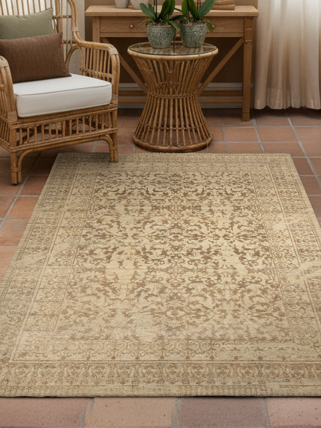 Laleh Hand-knotted Wool-Silk Rug