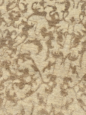 Laleh Hand-knotted Wool-Silk Persian Rug - Beige